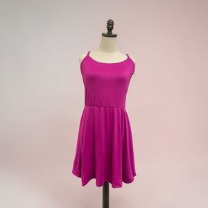 *NWOT* white birch woman’s Bright Fuchsia Sleeveless A-Line skort jumper